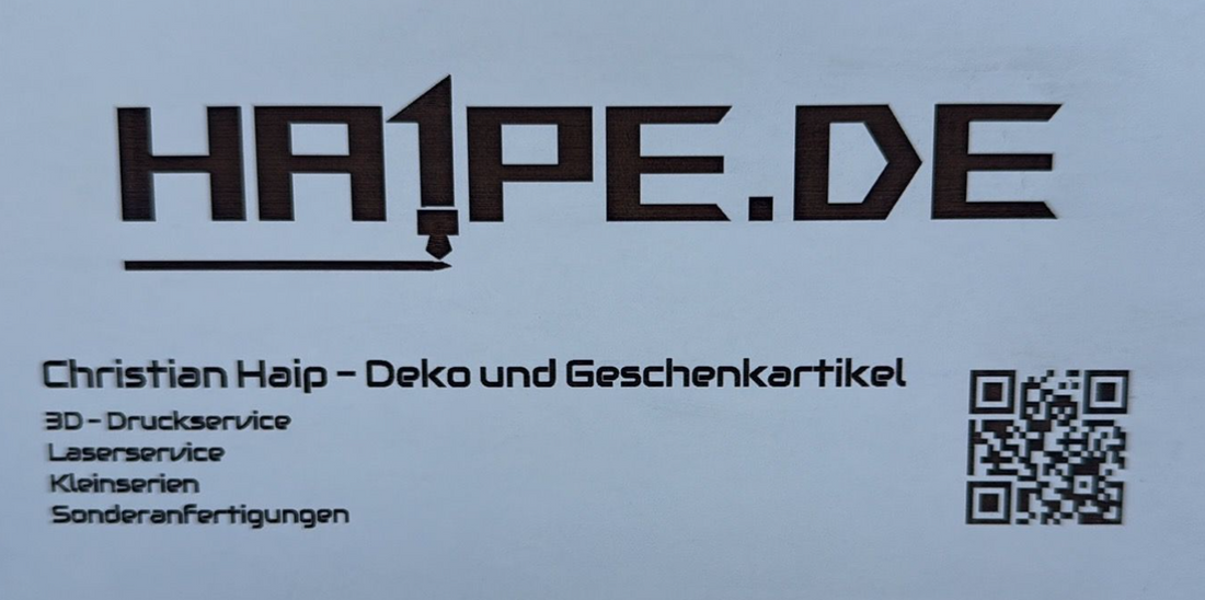 HDF Schild gelasert