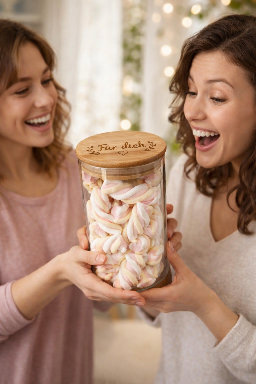 Geschenkeglas mit individueller Gravur oder fertigen Gravuren