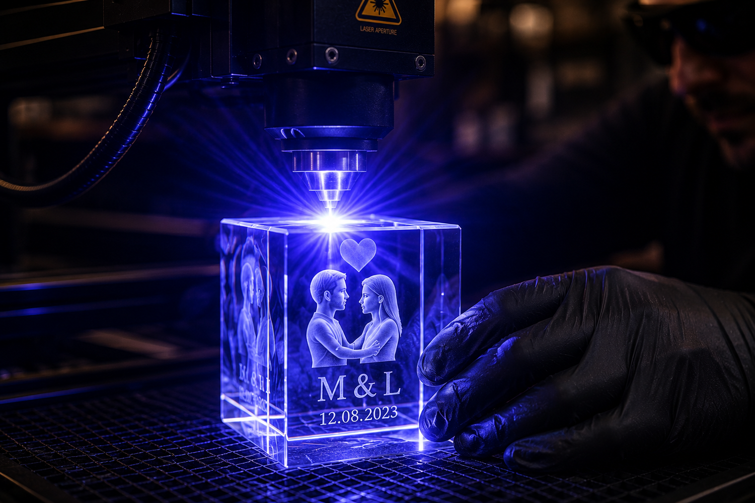 So sieht der Laserprozess bei ha1pe.de aus