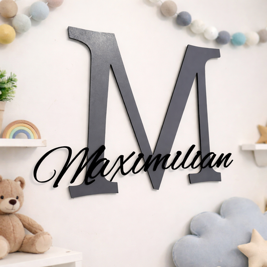 Personalisierte Kinderzimmer Tür- oder Wanddeko mit Name, bunt und kindgerecht, ideal für das Kinderzimmer, von Ha1pe.de