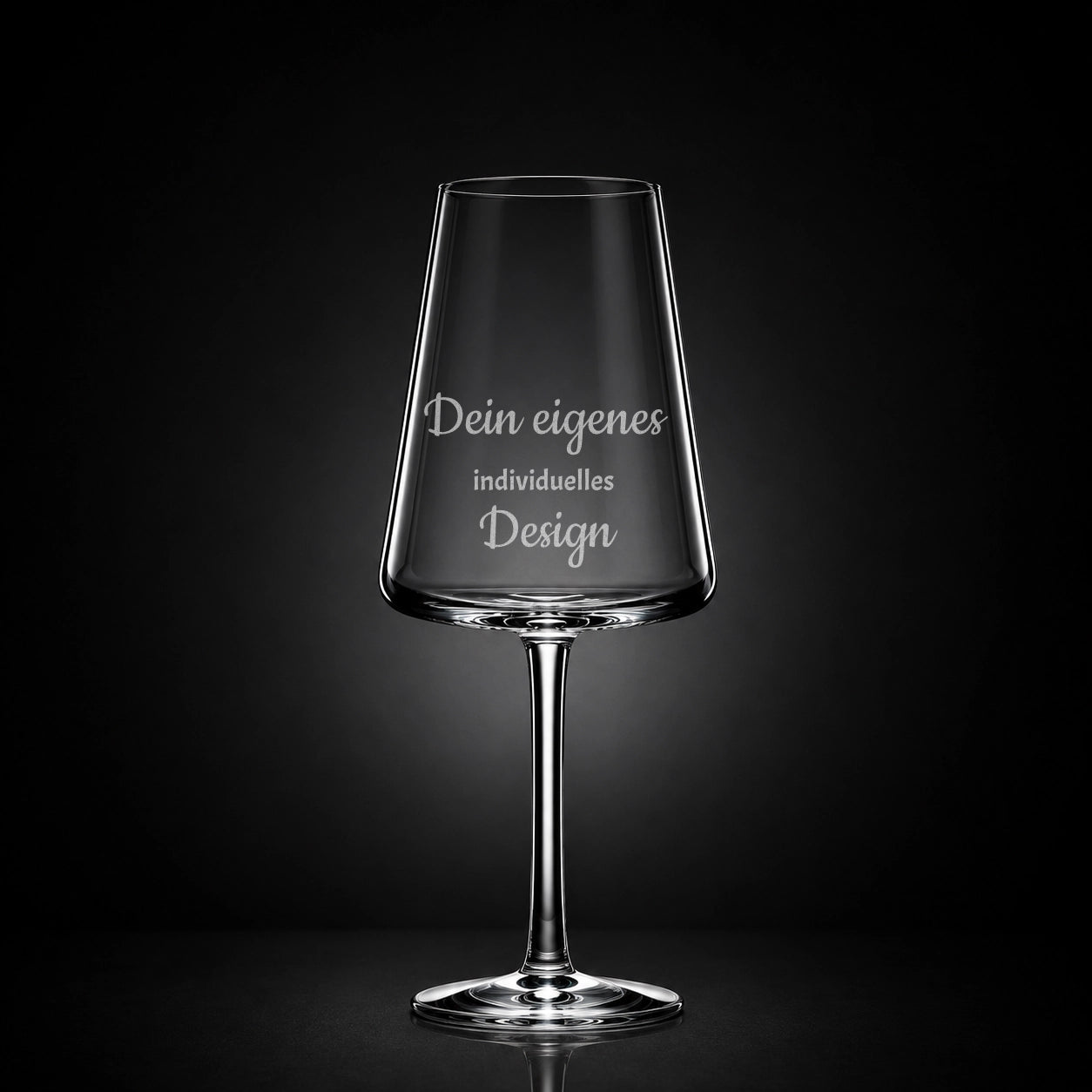 Weißweinglas mit deiner eigenen Gravur, personalisiert, spülmaschinenfest und einzigartig wie du - Dein eigenes Design